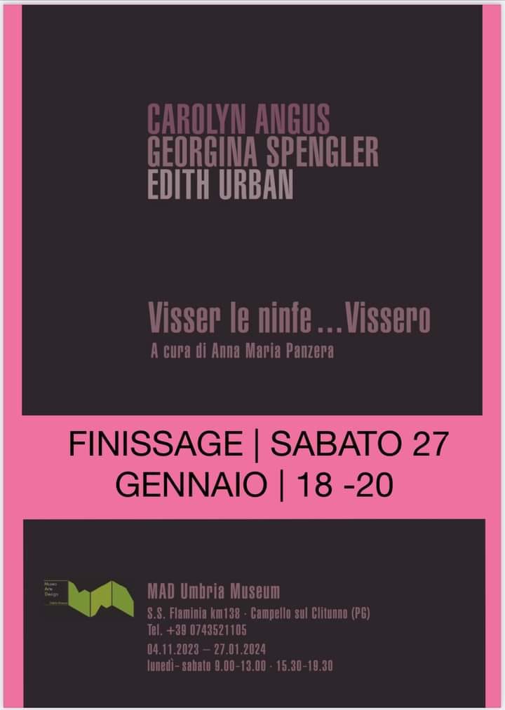 Finissage sabato 27 gennaio