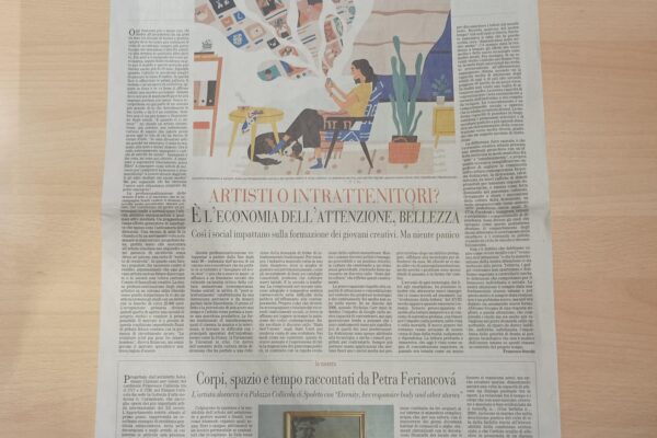 Articoli dedicati all’arte in mostra a Palazzo Collicola