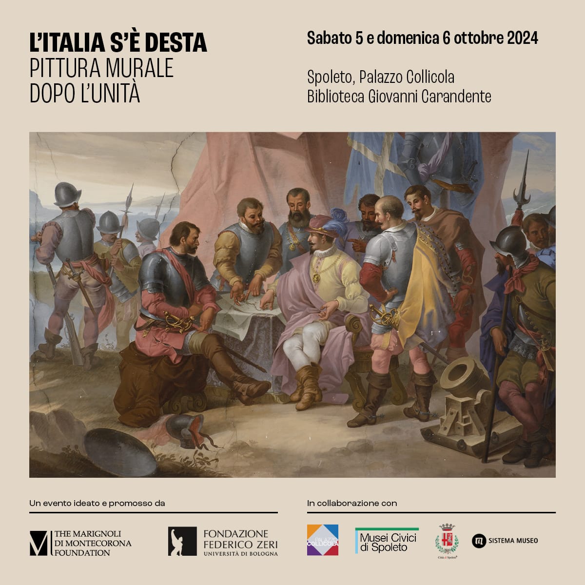 Convegno a Palazzo Collicola 5 e 6 ottobre 2024