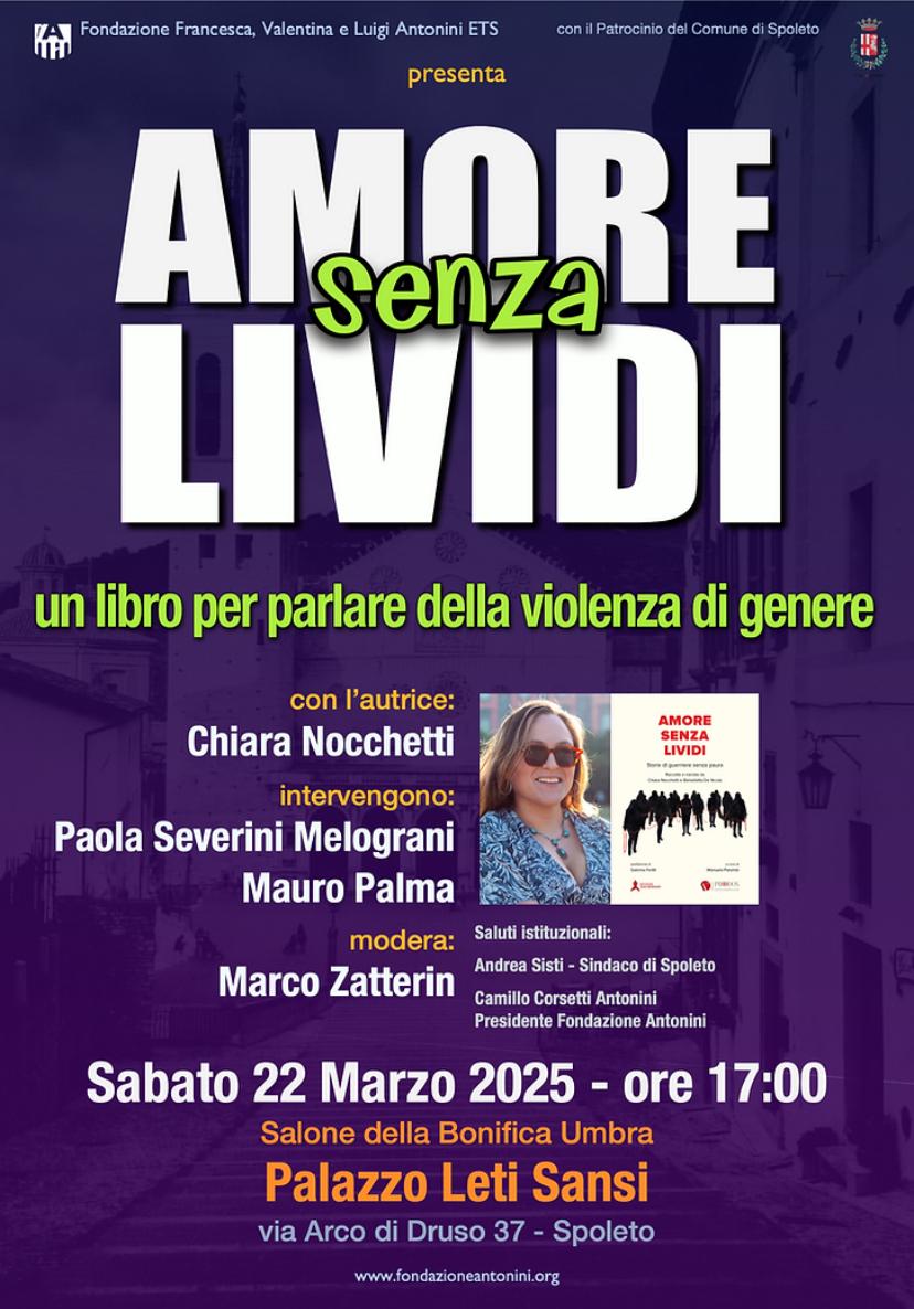 Sabato 22 marzo alle ore 17 nel Salone della Bonifica Umbra di Palazzo Leti Sansi
